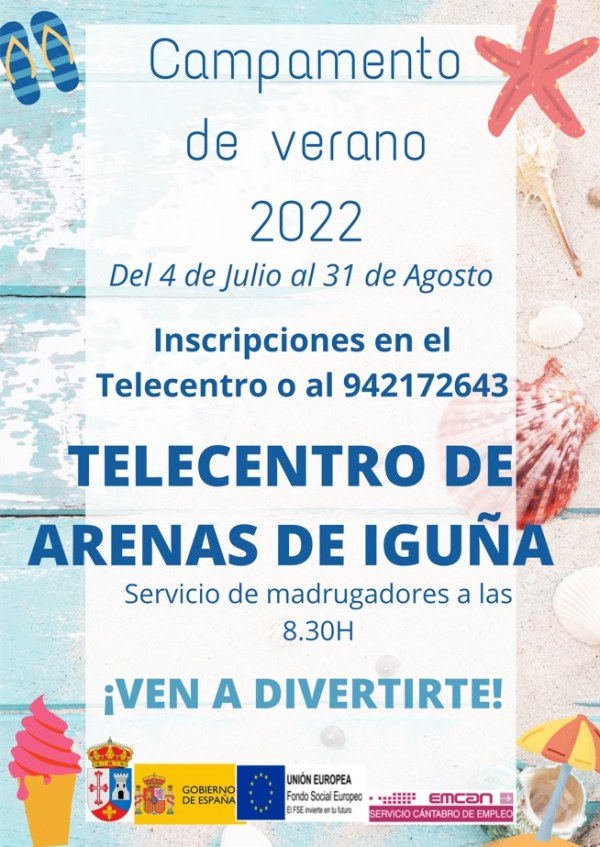 Campamento de verano en Arenas de Iguña 2022