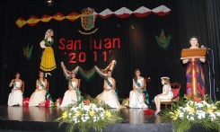 Pregón de Fiestas en San Juan 2011.
