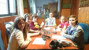Alumnos de la ESO del IES Orbe Cano en La Radio Con Clase