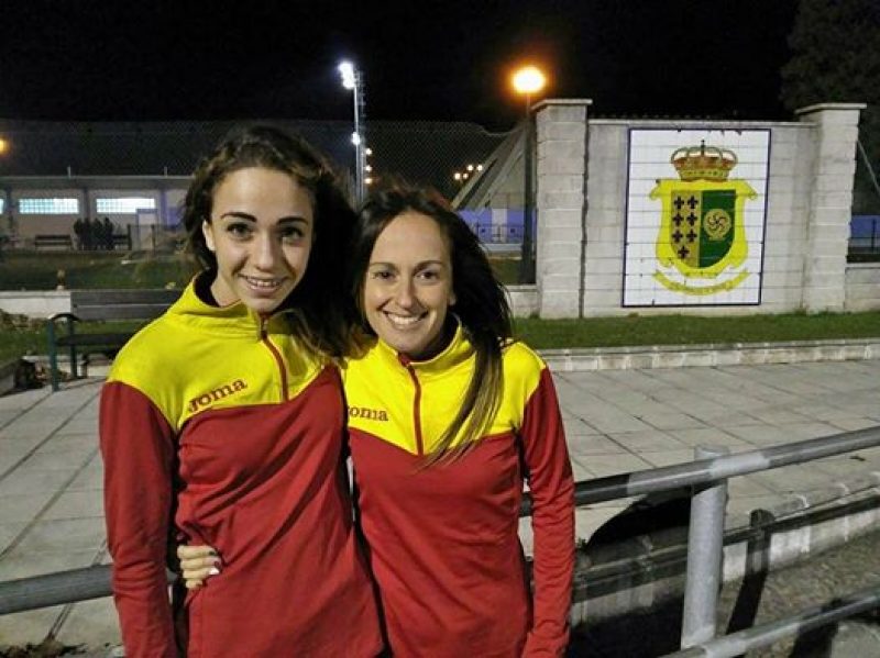 Las atletas internacionales, Azara García de los Salmones y Lara Gómez 