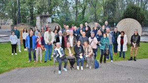 40 miembros de la asociación partían este jueves hacia la localidad francesa para sellar una unión que celebra sus bodas de plata