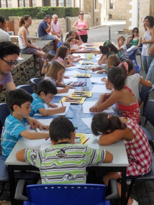 Celebrada en Molledo  la 2ª edición del concurso infantil de dibujo `Imagina Europa, Pinta Europa´ 