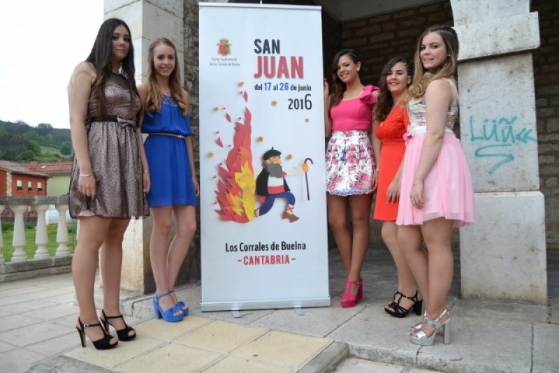 Reina, damas y cartel de San Juan 2016