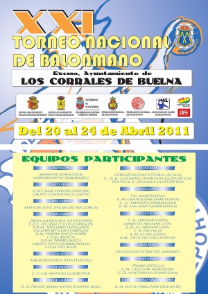  XXI Torneo Nacional de Balonmano.
