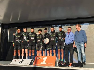 El Bathco Cycling logra el segundo puesto en la crono del Víctor Cabedo