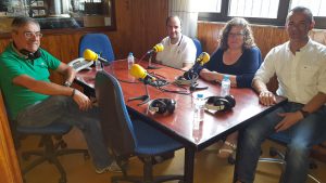 Visita de Assumpta Mera, colega en Radio Martorell