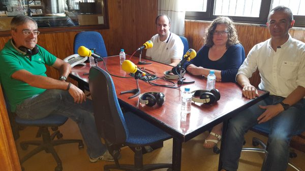Visita de Assumpta Mera, colega en Radio Martorell