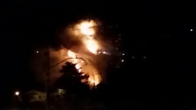 Varios incendios forestales provocan la alarma en la comarca