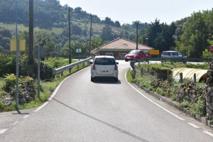 Cruce de la carretera desde Sopenilla