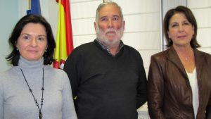 Teresa Montero, Esther Balza y Ramón Ruíz
