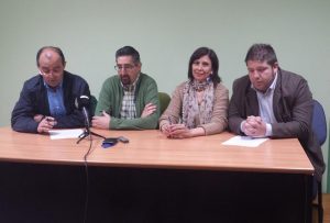 De izquierda a derecha, Pérez Tezanos, Argumosa, González y Ordorica