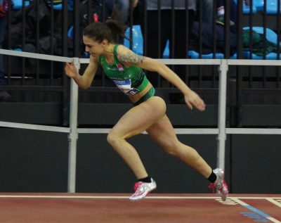 Lara Gómez, campeona de España de 60 metros lisos