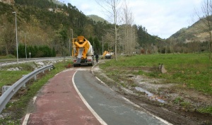 Modificación de la carretera entre Las Caldas y Riocorvo