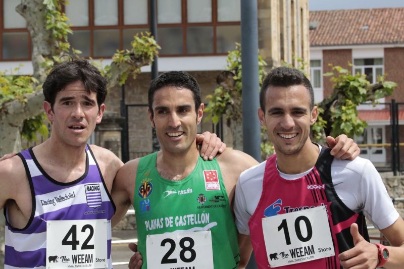De izq a dcha, Cantero, Ruiz y Lazzaaoui (Foto: César F. C.)