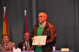 García Ojeda en la Gala del deporte de Buelna y Cieza