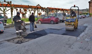 Nuevo plan de asfaltado en calles de Los Corrales de Buelna