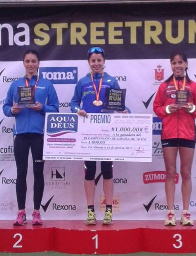Paula González se cuelga el oro en los 10 kilómetros ruta