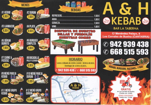 Gana premios de Kebab La Taberna