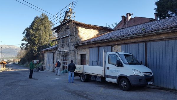 Obras en la nave del Matadero