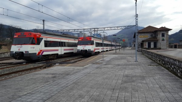 Estación de Renfe en Los Corrales