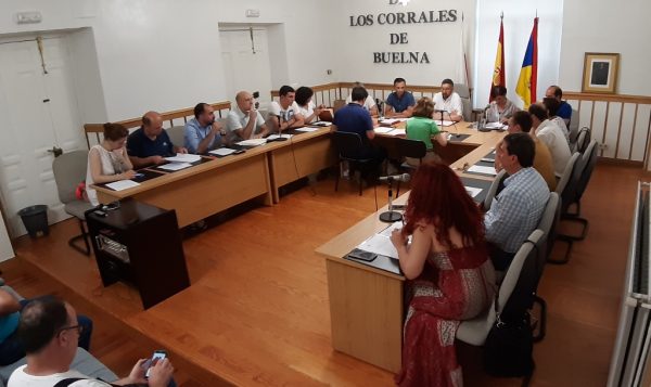 Primer sesión plenaria de la legislatura en Los Corrales