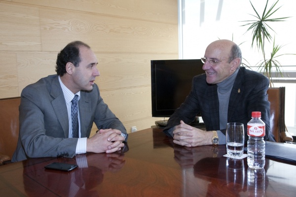 Diego con González Linares