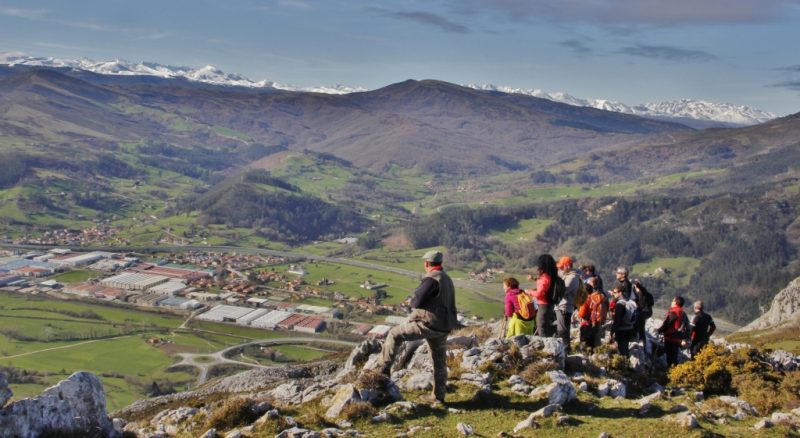 Vista del valle desde el Dobra