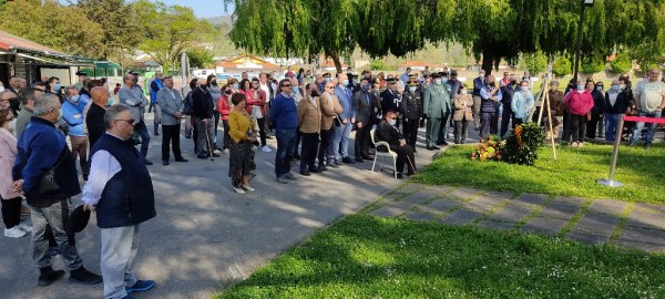 Asistentes al acto de homenaje