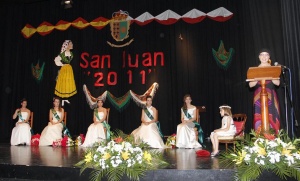 Pregón de Fiestas en San Juan 2011.