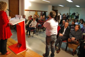 Puerto Gallego defendió el programa socialista en Los Corrales