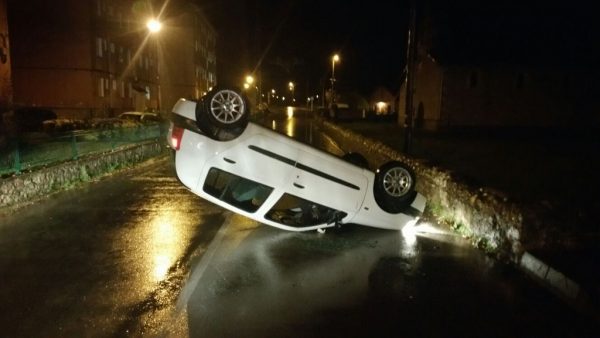 Accidente en el Bardalón en la noche del lunes