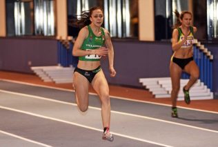 Lara Gómez rozó la medalla en el nacional absoluto indoor