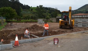 Obras de construcción del nuevo aparcamiento