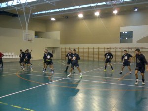  Vallebuelna calentando en Getxo