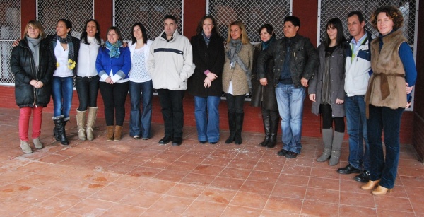 Autoridades, profesores y alumnos