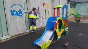 Los operarios del Ayuntamiento ya están reparando los daños