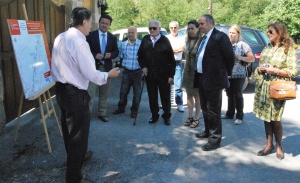 Fernández y De las Cuevas en la inauguración