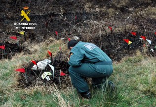 La Guardia Civil instruye diligencias por incendios en Valderredible y Molledo