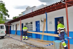 Esta vez han sido las instalaciones del campo de fútbol del Estadio Municipal de Deportes
