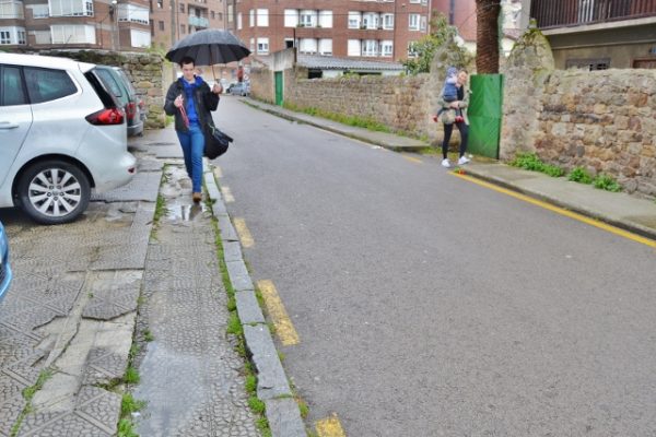 El callejón de Telefónica, donde tuvo lugar el atraco