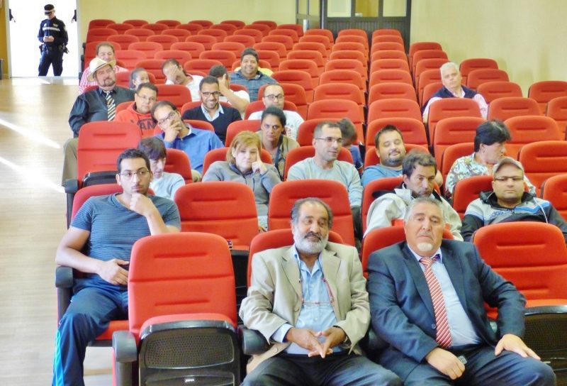Reunión con los comerciantes ambulantes