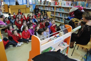 Una de las actividades de la biblioteca