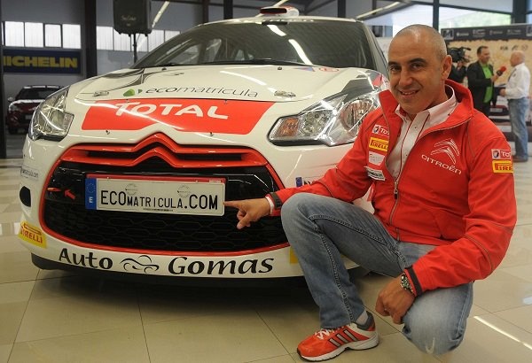 García Ojeda en la presentación del rallye