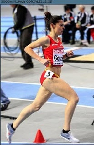 Paula González, 5ª en la Milla de Laredo.