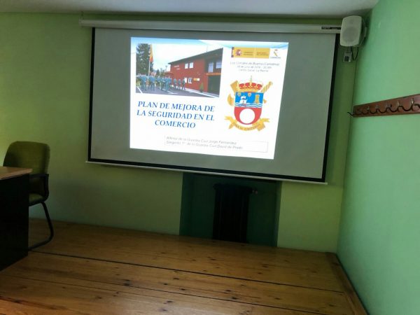 Proyección de la Guardia Civil.
