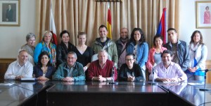 Recepción en el Ayuntamiento de Los Corrales