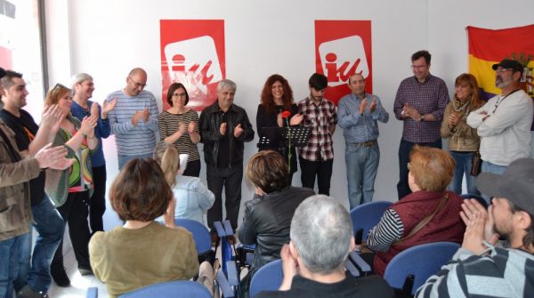 Presentación de la candidatura de IU en Los Corrales