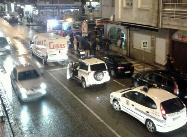 Atropello en un paso de cebra de la Avenida Cantabria