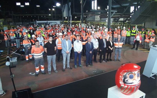 Ceremonia del Daruma en Nissan Cantabria