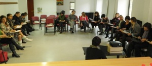 Reunión en el centro social La Rasilla